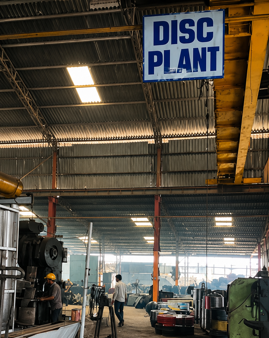 Our Disc Plant In Vivek Re-Rolling Mill